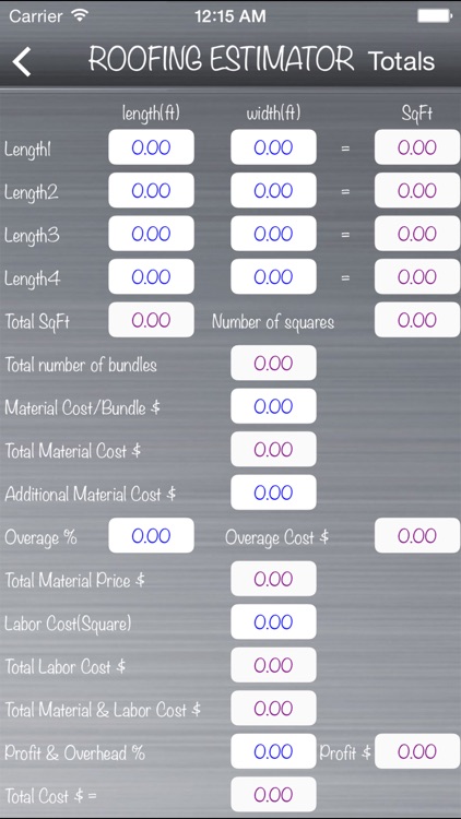 iQuick Estimator screenshot-4