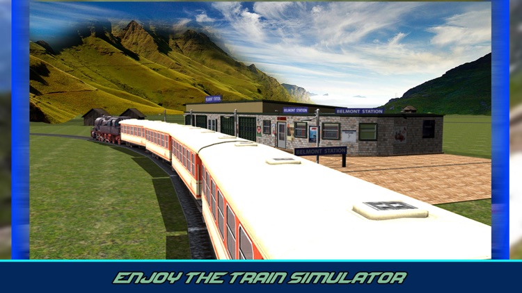 Mountain Train driving 3D – Heavy Railroad Steam Engine & Highland Driving Simulator screenshot-3