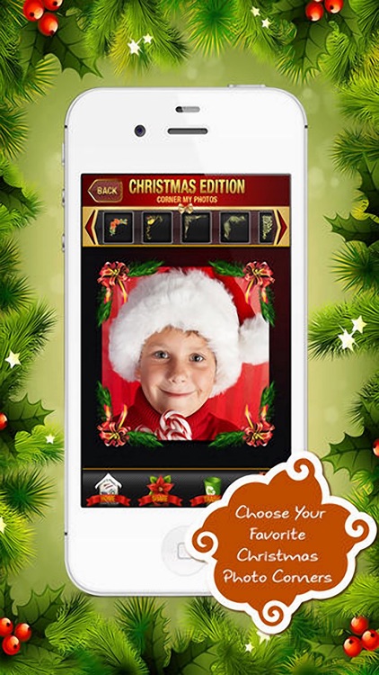 Corner My Photos Christmas Edition - Add Holiday Themed Photo Corners To Your Xmas Pictures screenshot-3