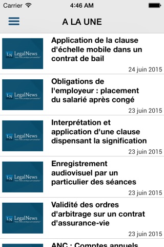 LegalNews.fr screenshot 3