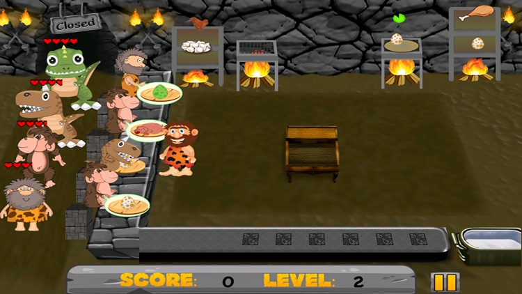 A Dinosaur Island Village Diner FREE - The Dino Age Cave-Man Food Game