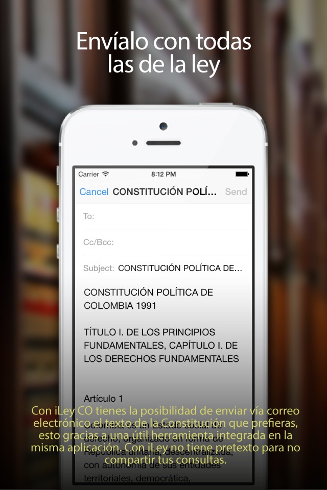 iLey CO - Constitución y Códigos de Colombia screenshot 3