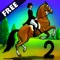 Horse Race Riding Agility Two : The Obstacle Dressage Jumping Contest Act 2 - Free Edition