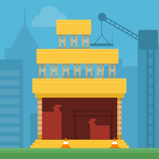 Construction Tower Free - Build By Stacking The Blocks icon