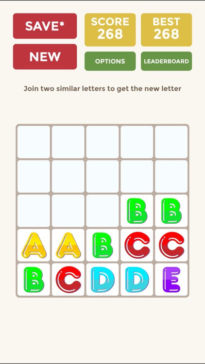 2048 Alphabet Version - Swipe to move ABC tiles like Numbers screenshot-4