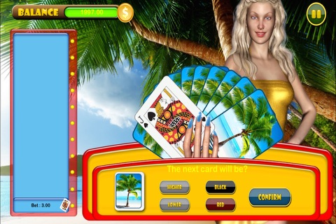 Summer Tropical Paradise Kingdom Hi-Lo Pro screenshot 2