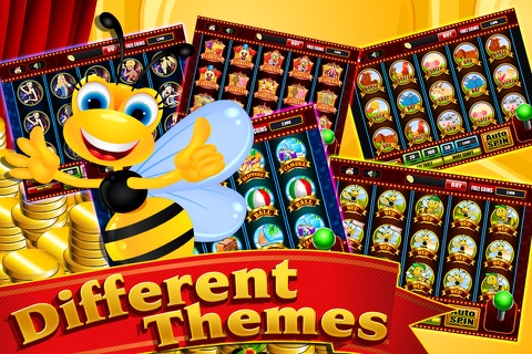 Honey Bee Slots Machine Casino - Free Play and Bonus Vegas Games screenshot 2