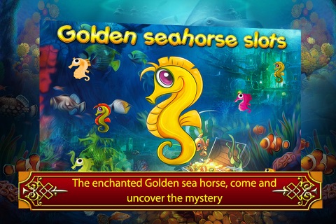 Golden seahorse progressive slotmachine: deep ocean adventure with plenty of treasure! screenshot 2