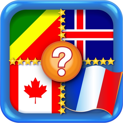 Flagomania - fascinating game with flags and their countries. Flags of countries from all around the world in the one application Icon