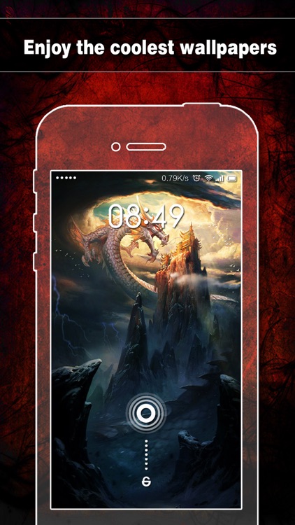 Dragon Wallpapers, Backgrounds & Themes - Home Screen Maker with Cool HD Dragon Pics for iOS 8 & iPhone 6 screenshot-3