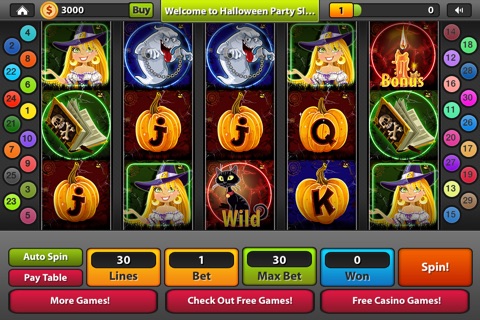 Halloween Party Slots : Free Casino Slot Machine Game with Bonus and Jackpot screenshot 2
