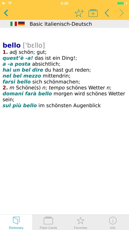 Italian <-> German Talking Dictionary Basic screenshot-4
