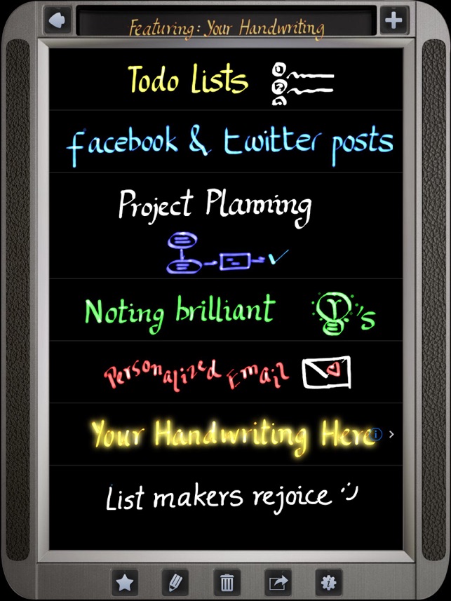 ‎Use Your Handwriting Screenshot