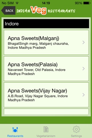 Vegetarian-Restaurants screenshot 2