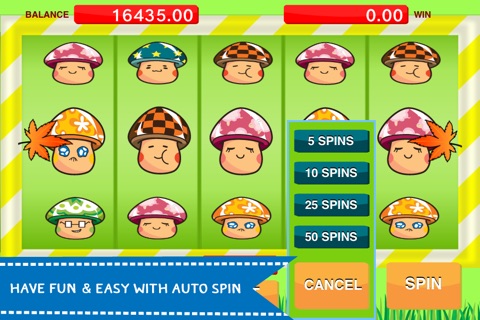 A Keno Wild Mushroom - Fantasy Slot Machine PRO screenshot 3