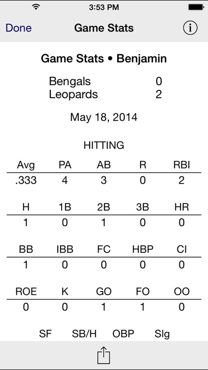 Stat Tap Baseball screenshot-3