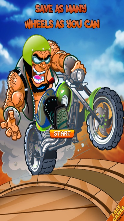 A Monster Motorcycle Power Jump FREE - The Ultimate Bike Rally Stunt Game