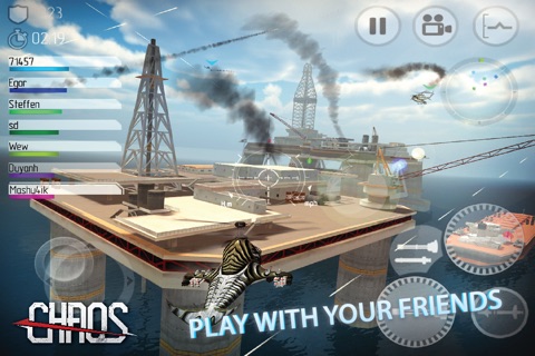 CHAOS - Multiplayer Helicopter Simulator 3D screenshot 2