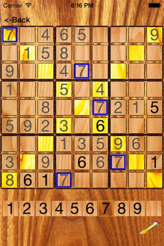 X Sudoku screenshot 4
