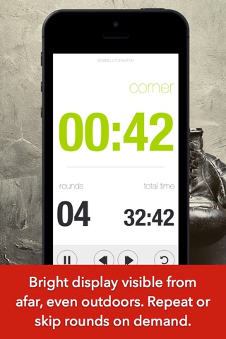 Boxing Stopwatch - Timer For MMA, Rounds And Boxing Fight Workouts And Gym Practice screenshot 2