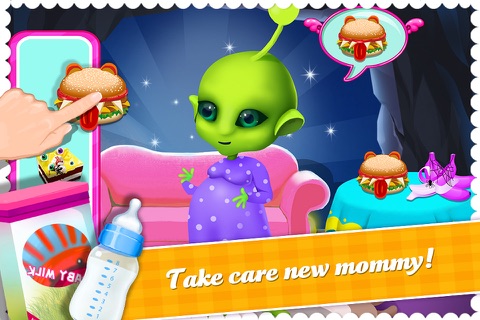 Mommy's Cute Newborn Alien Baby - Space Family Love & Care screenshot 2