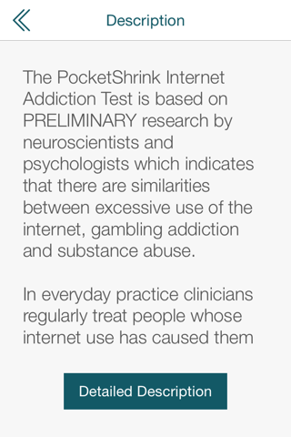 Internet Addiction IAD Test screenshot 3