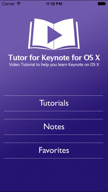 Tutor for Keynote for OS X