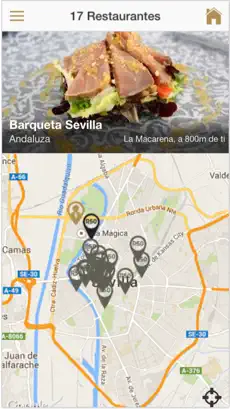 Captura de Pantalla 3 Restaurant50 - reserva en restaurantes recomendados de Sevilla, Madrid, Málaga y Valencia iphone