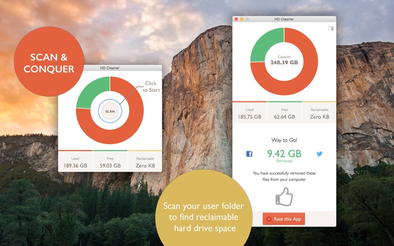 HD Cleaner - Free up Disk Space on your Hard Drive