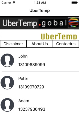 UberTemp screenshot 2