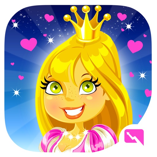 Little Pink Princess Candy Quest - Bubble Shooter Game icon