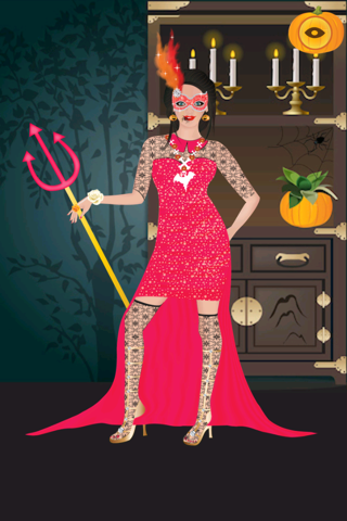 Halloween Girl Dress Up Game screenshot 4