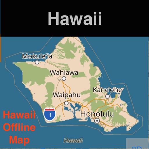 Hawaii Offline Map & Navigation & POI & Travel Guide & Wikipedia icon