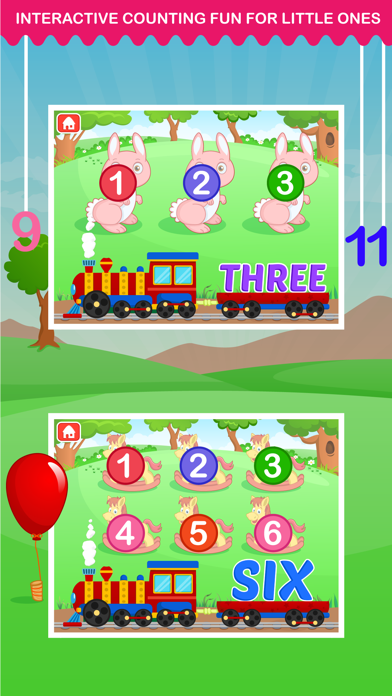 Babli The Numbers Train Free - Tap, Explore and Learn counting from 1 to 20