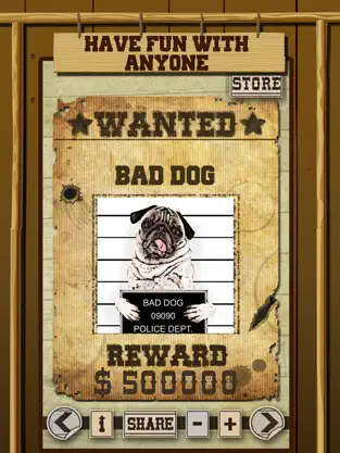 Capture d'écran 3 Wild West Wanted Poster Maker - Make Your Own Wild West Outlaw Photo Mug Shots iphone