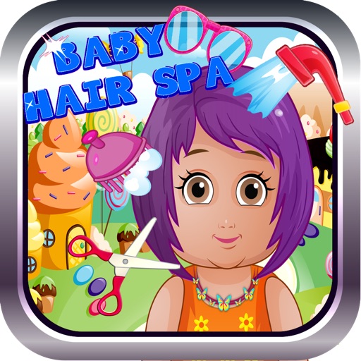 Cute Baby Hair Salon FREE- Super fun beauty dress up game for girls icon