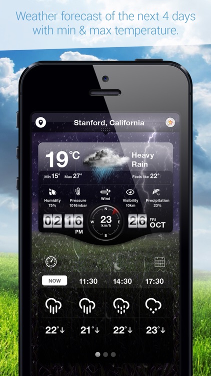 Weather Cast HD : Live World Weather Forecasts & Reports with World Clock for iPad & iPhone