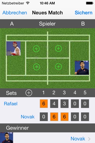 Tennis Player screenshot 2