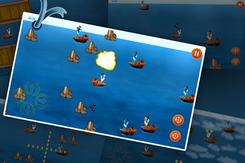 Dark Flag Sail War : The Pirate Ship Death Sea Mission - Free screenshot 4