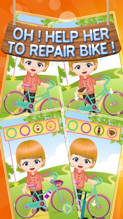 Ride Elsa's Bike - Kids School Bicycle Fun Adventure