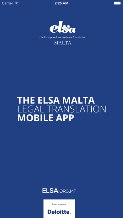 How to cancel & delete ELSA Malta Legal Translator from iphone & ipad 1