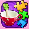 Tap Cooking Fun: Dishes Jigsaw Puzzle - Kids Learning Games