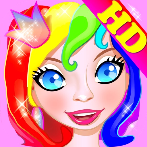 Coloring Pages with Princess Fairy for Girls HD - Games for little Kids & Grown Ups icon