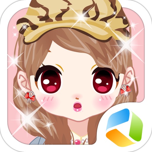 Painting Girl - cute dress up game icon