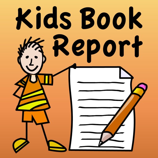 Kids Book Report Icon