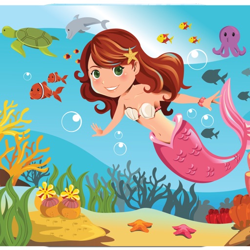 Aquarium Sea Girl Deep Underwater Pretty - Gem Cave Hunter Depths Pro Icon