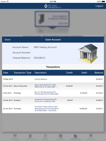 BRI Wealth Management Mobile screenshot 4