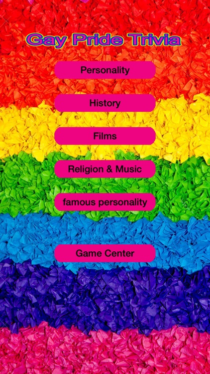 Gay Pride Trivia Celebrating Bisexuals Gays LGBT Lesbians 