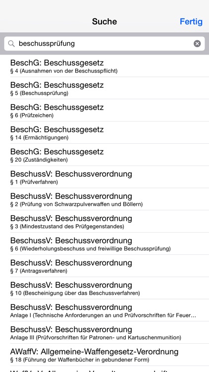Das Waffenrecht