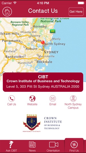 CIBT - Crown Institute of Business and Technology(圖2)-速報App